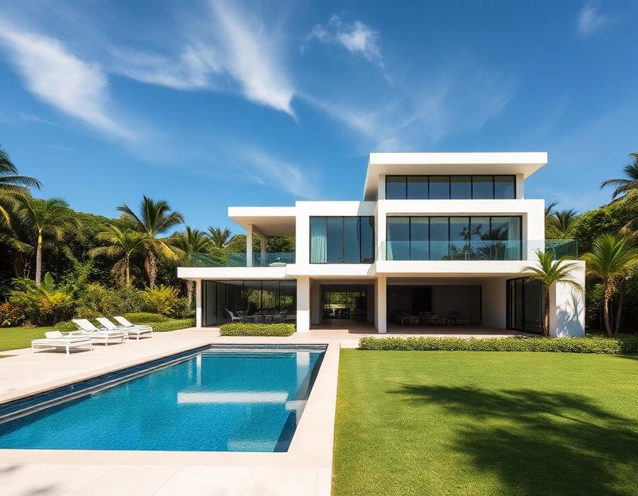 Casa Contemporânea com Piscina